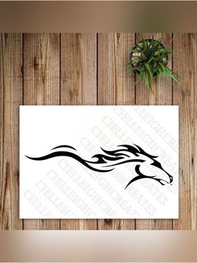 *2 for $20* Horse vinyl decal Sticker Handcrafted